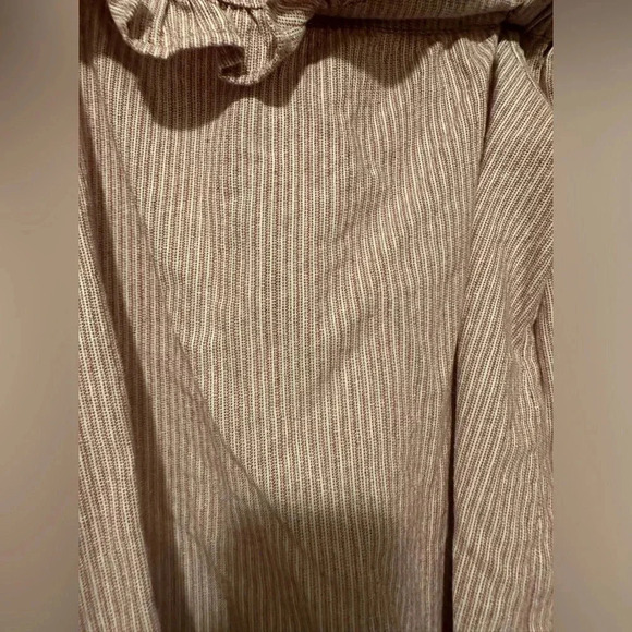 Ellison red stripe off the shoulder blouse - Picture 4 of 6